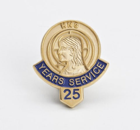 511 25 Year Service/Member Button