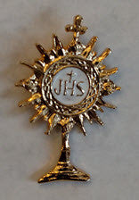 2002 Monstrance Lapel Pin