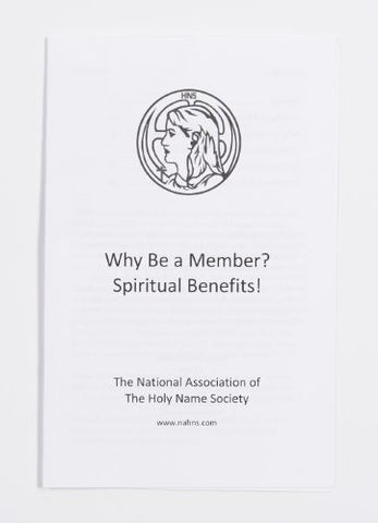 125 Why Be a HNS Member? Spiritual Benefits! 10 Pack