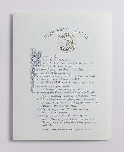 611 Holy Name Pledge 10