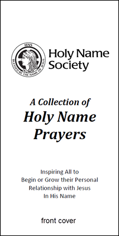 150-100 A Collection of Holy Name Prayers (Pack of 100)